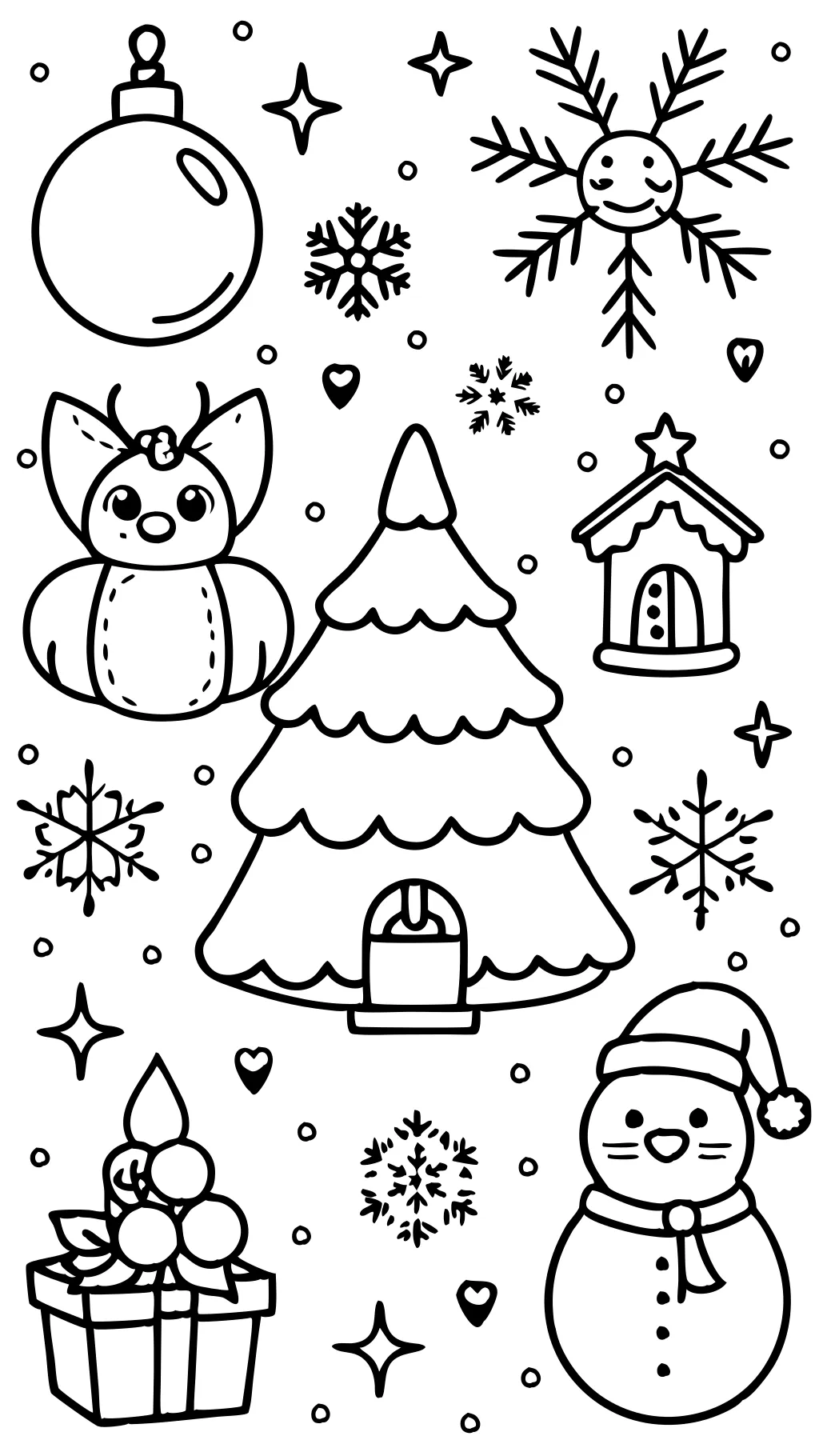 free christmas coloring pages to print